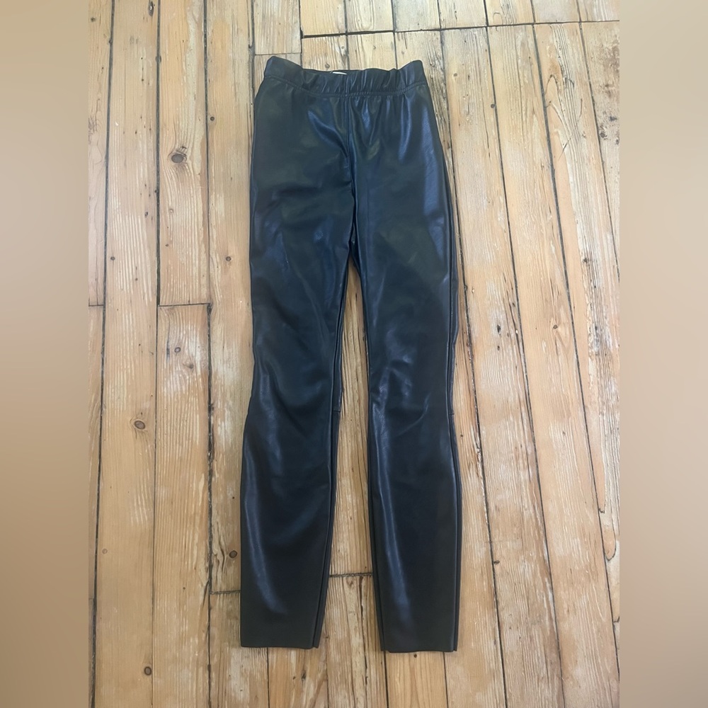H&M faux leather pants